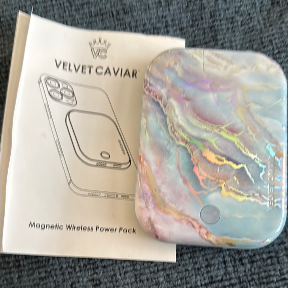 Velvet Caviar Marble Wireless Charger
